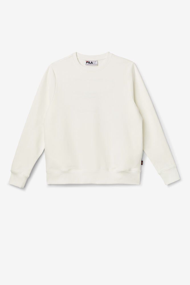 Fila Galatea White Sweatshirt Womens - NZ 47016-RWDS